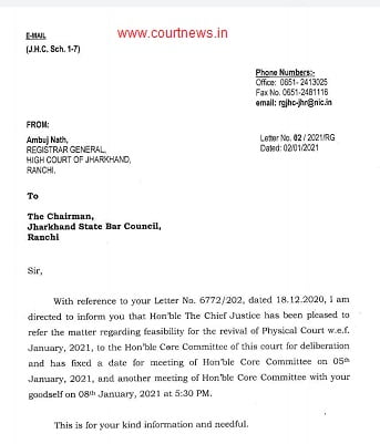 jharkhand high court notice