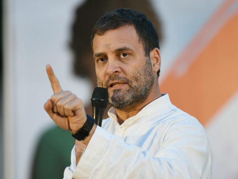 Congress leader Rahul Gandhi