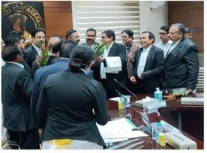 संजय विद्रोही ने रांची सिविल कोर्ट और बार भवन की समस्याओं को रखा एक्टिंग चीफ जस्टिस एसएन प्रसाद के समक्ष, मिला आश्वासन